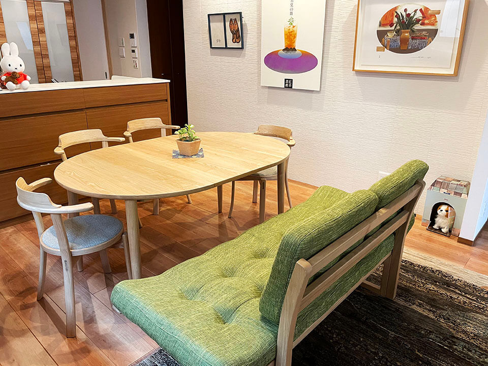 マム ダイニング EXテーブル