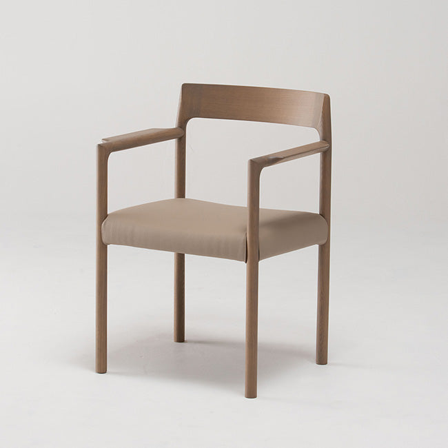 樹種・塗装:ナラ GY 張地:MG-LGY(皮革(牛))