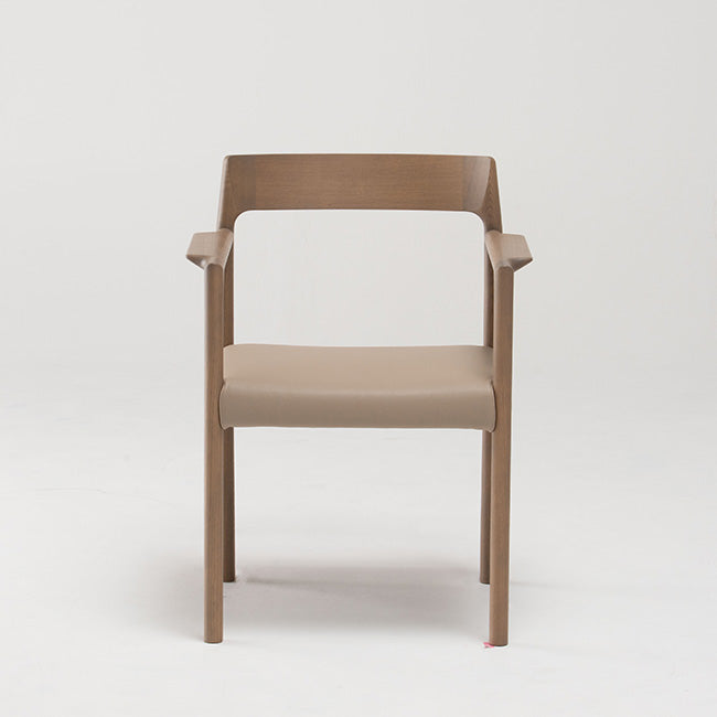 樹種・塗装:ナラ GY 張地:MG-LGY(皮革(牛))