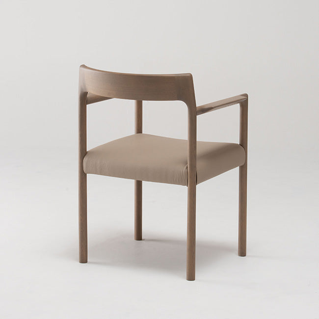 樹種・塗装:ナラ GY 張地:MG-LGY(皮革(牛))