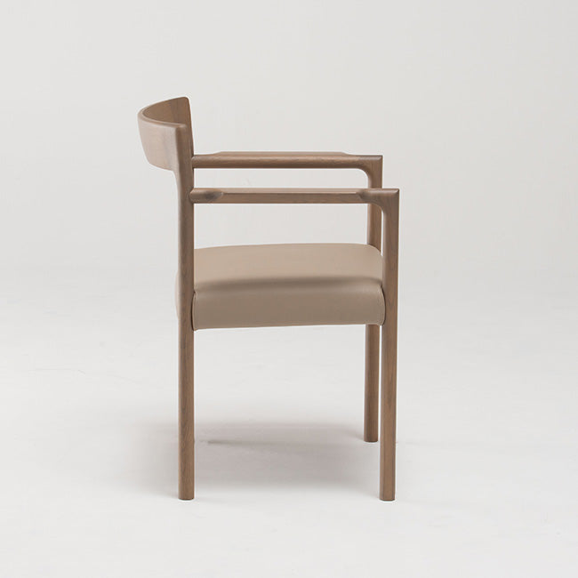 樹種・塗装:ナラ GY 張地:MG-LGY(皮革(牛))