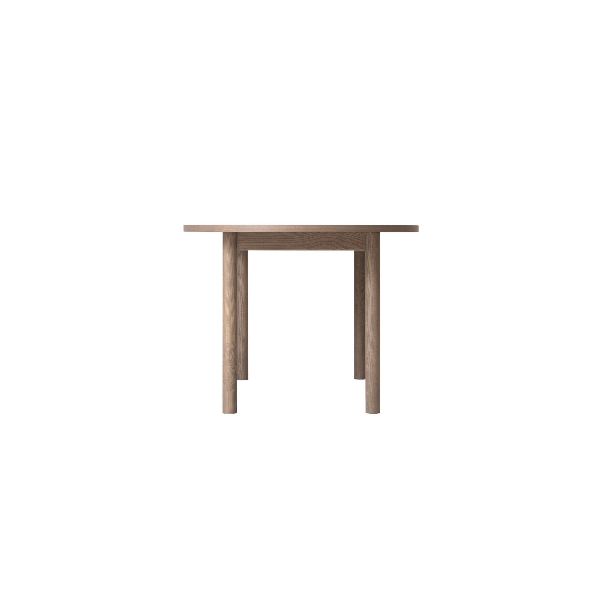 オーバルテーブル 200×90　樹種・塗装：北海道タモ GY