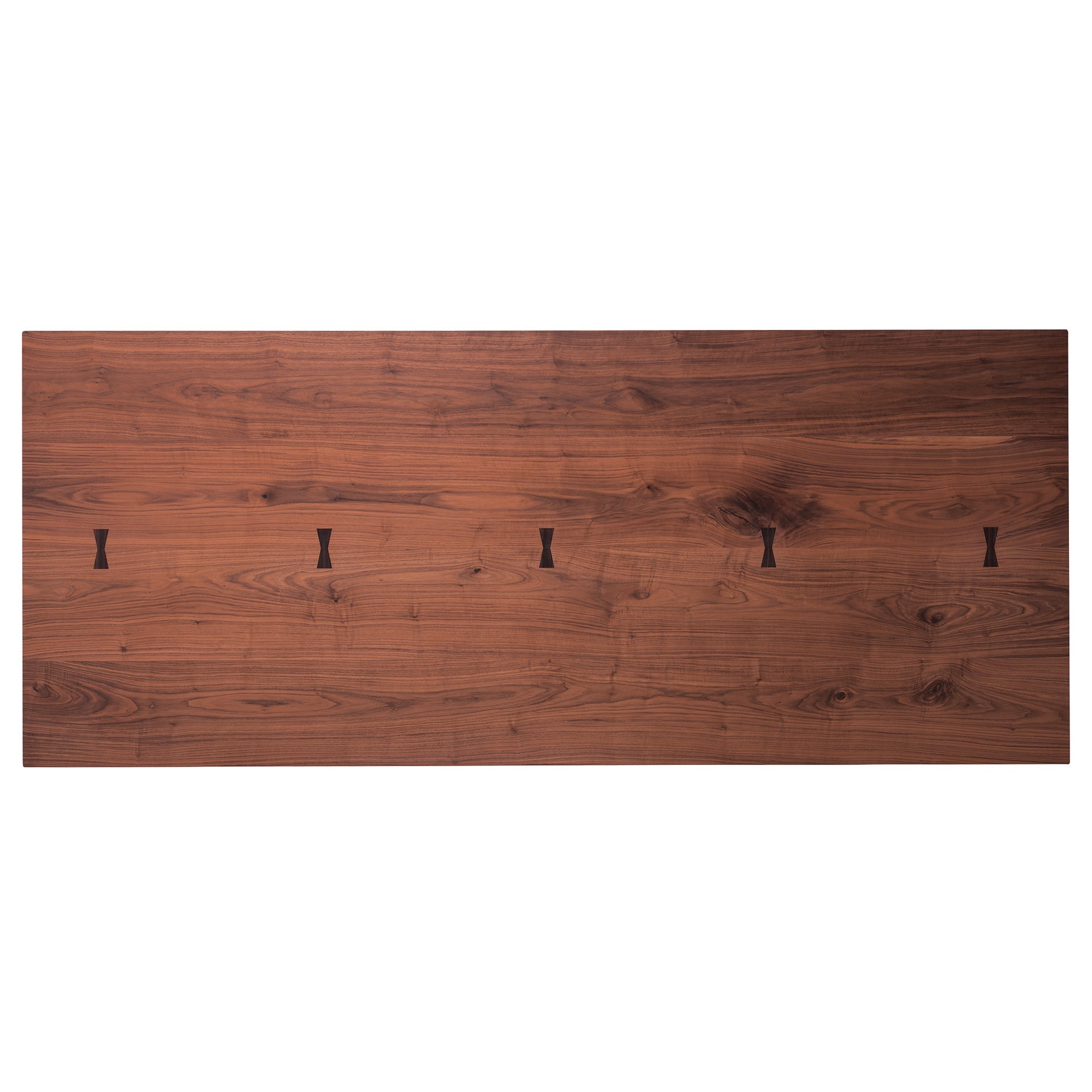 ソリッドテーブル 240×100　樹種・塗装：ウォルナット OFN　※ちぎり付き