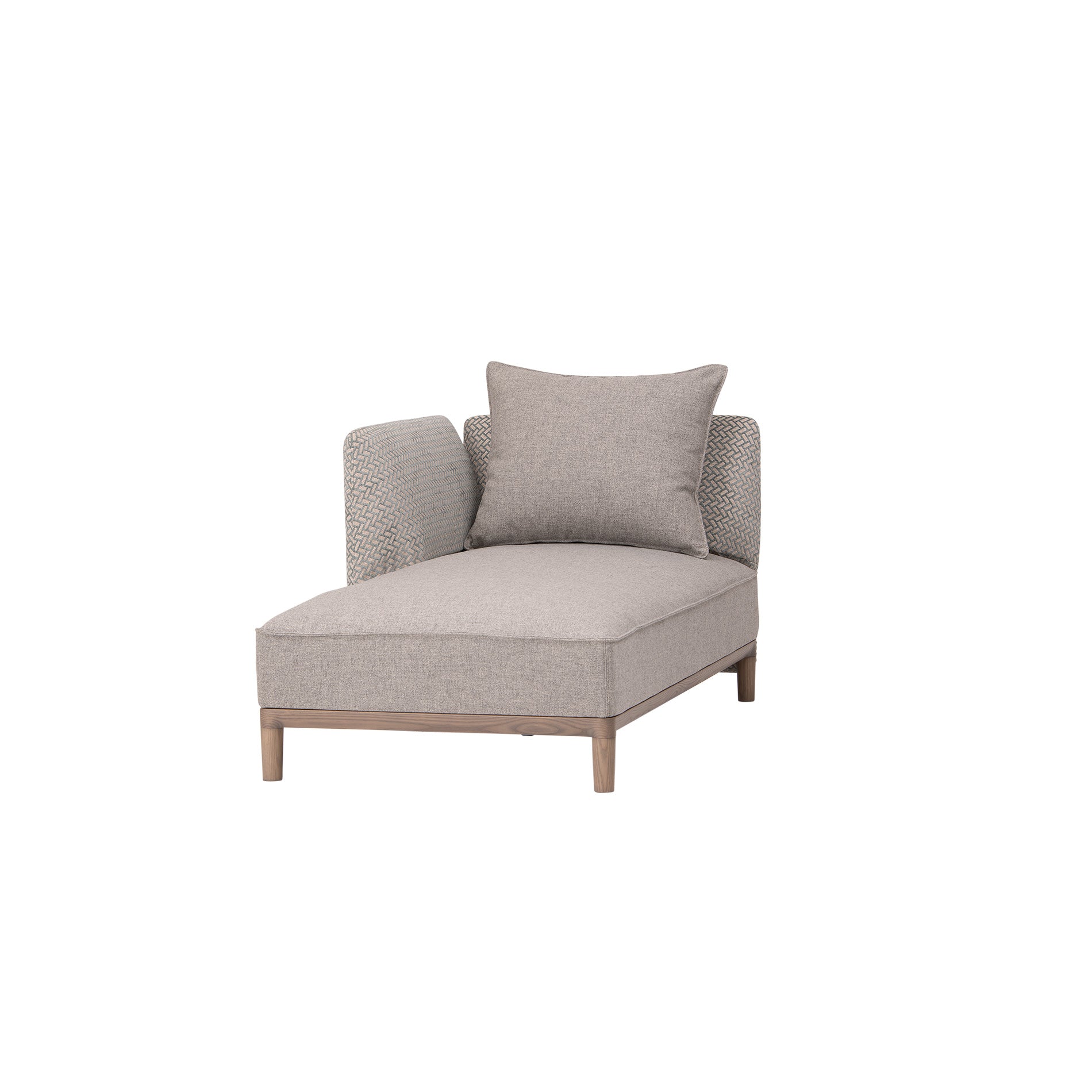 ロングシート 140 R L 樹種・塗装:北海道タモ GY 張地:トニカ LGY/F4 + カミラ BU/F5 ※クッションは別売りです