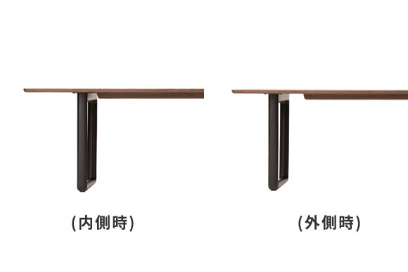 シーンに合わせて使い分けできる脚部