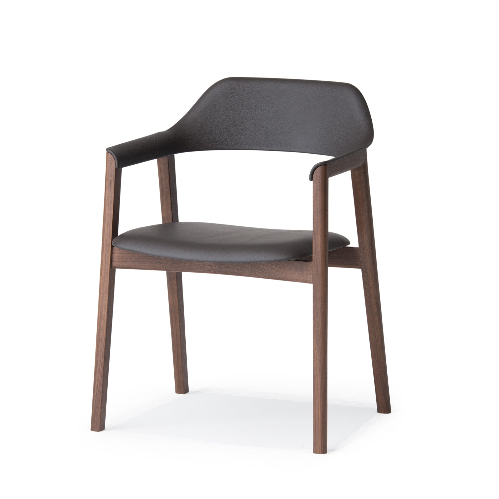 樹種・塗装:ウォルナット CW 張地:MG-CGY/L3