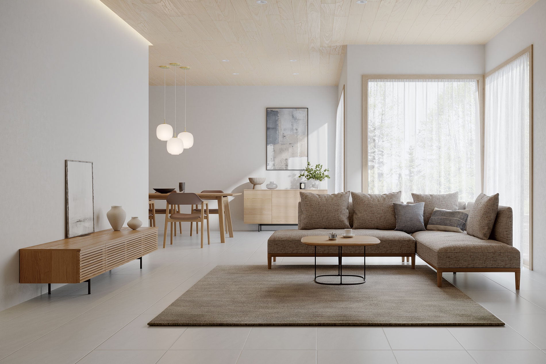 TV-406-012 樹種・塗装:北海道タモ WNF