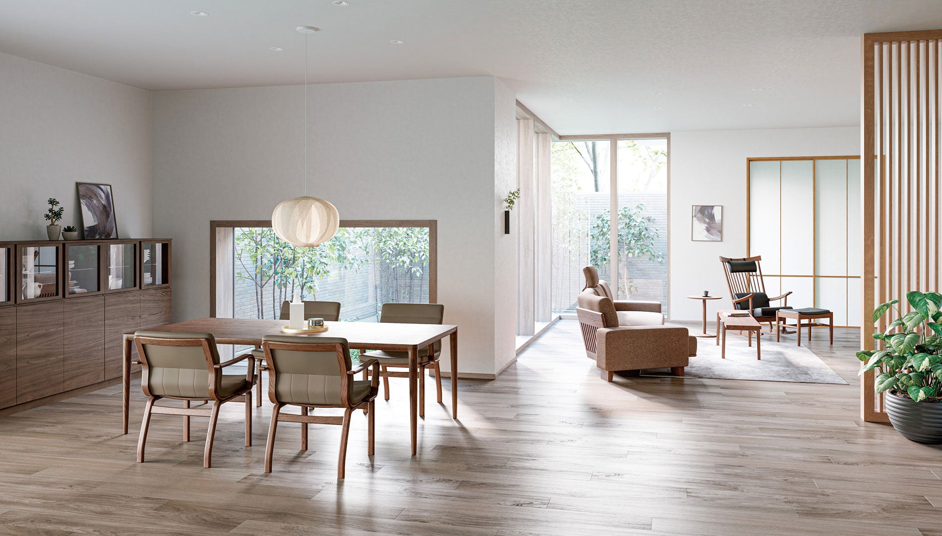 テーブル 210×95 LD 樹種・塗装:北海道ナラ MBR