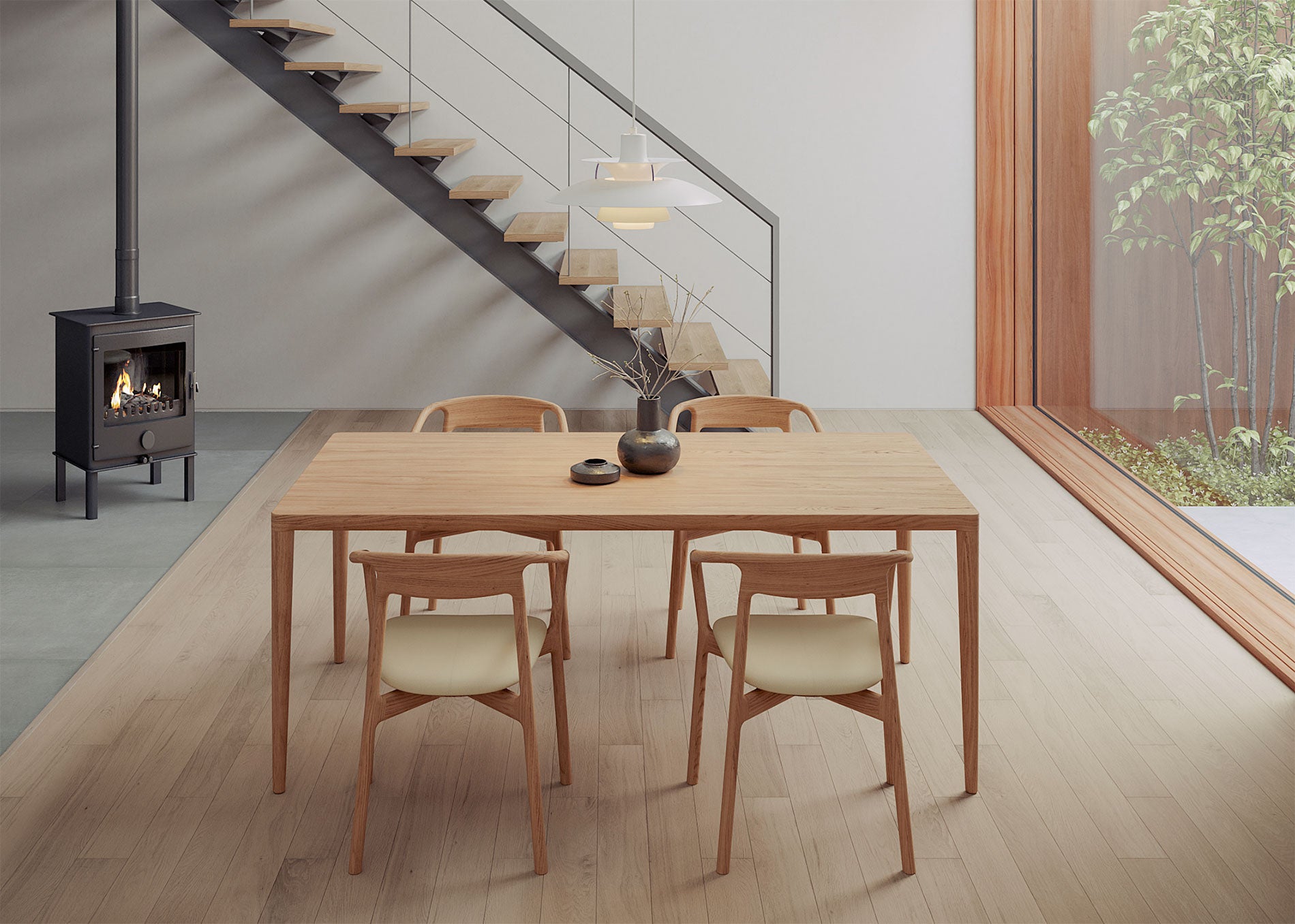 樹種・塗装:北海道ナラ WNF 張地:RK-NL/L2