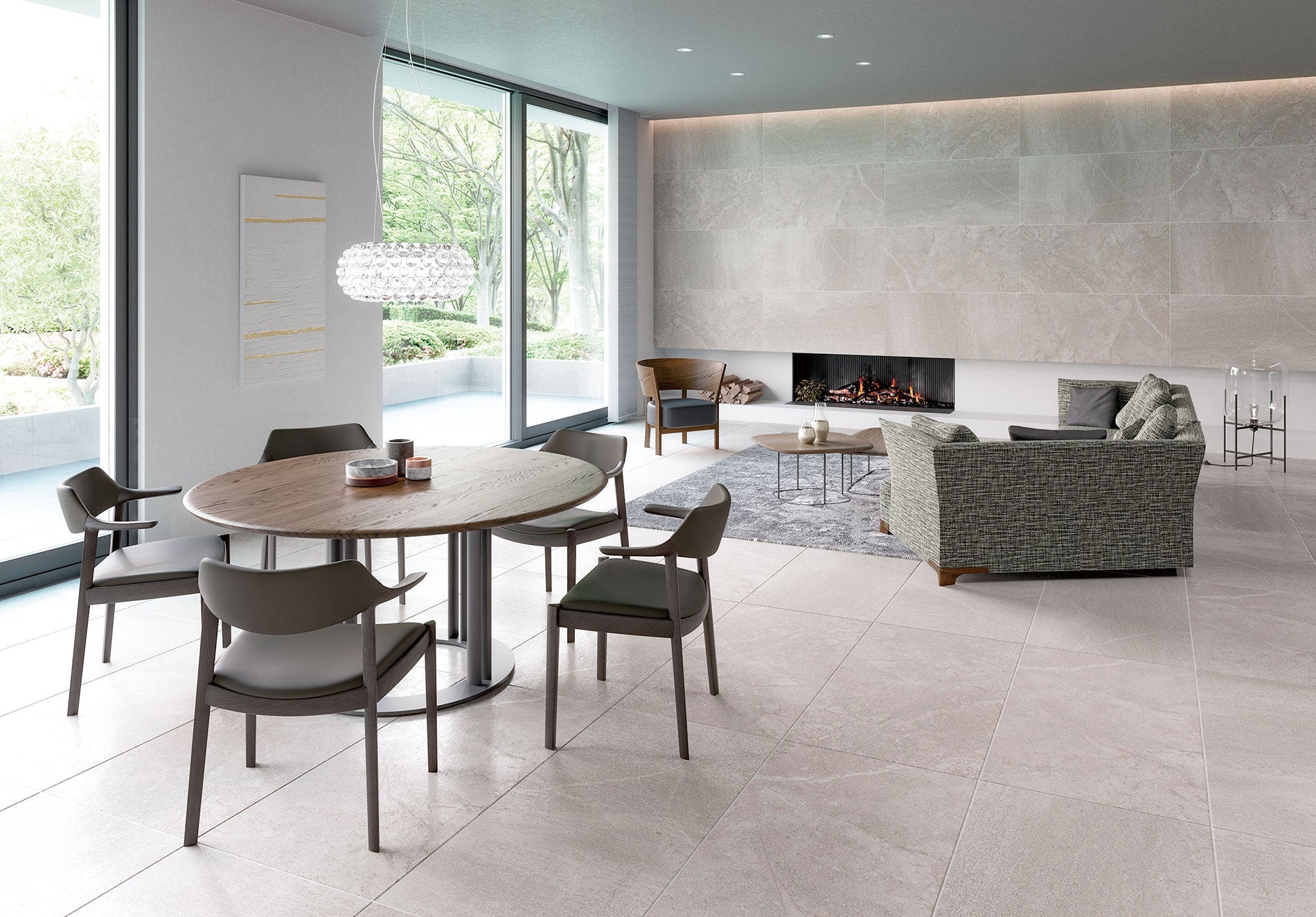 ラウンドテーブル φ150 樹種・塗装:北海道ナラ MBR