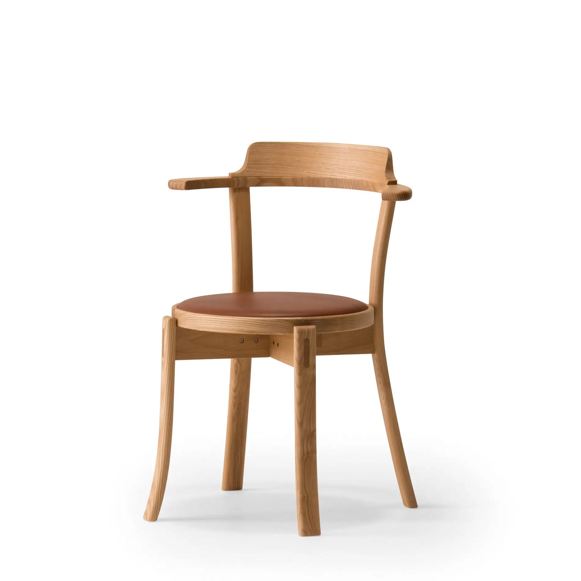 樹種・塗装:北海道タモ NF 張地:BQ-BR/L3 ※ステッチなし