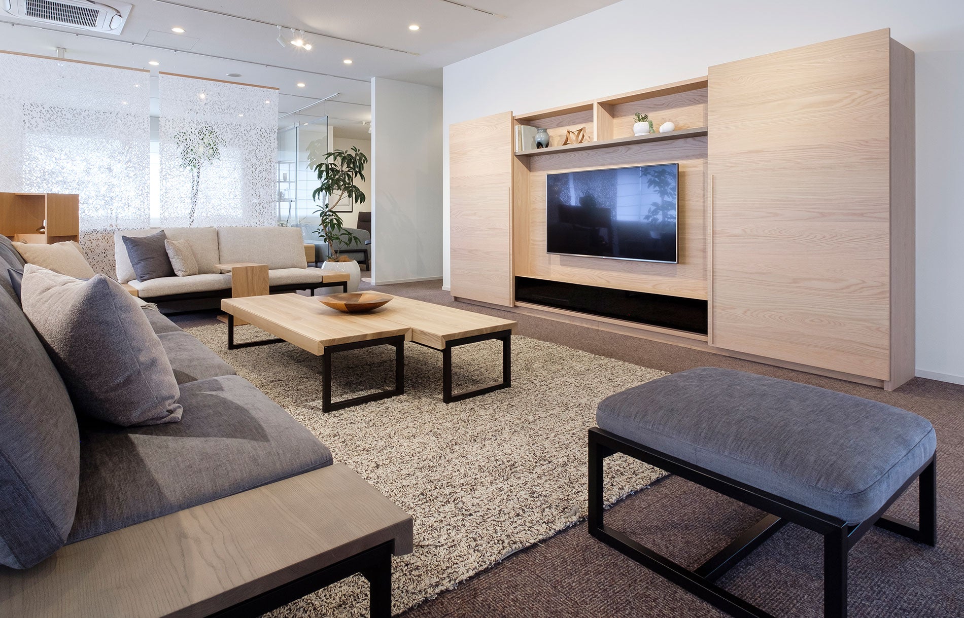 SD-107-412(巾3660 奥453 高1845) 樹種・塗装:北海道ナラ WNF + 北海道ナラ GY