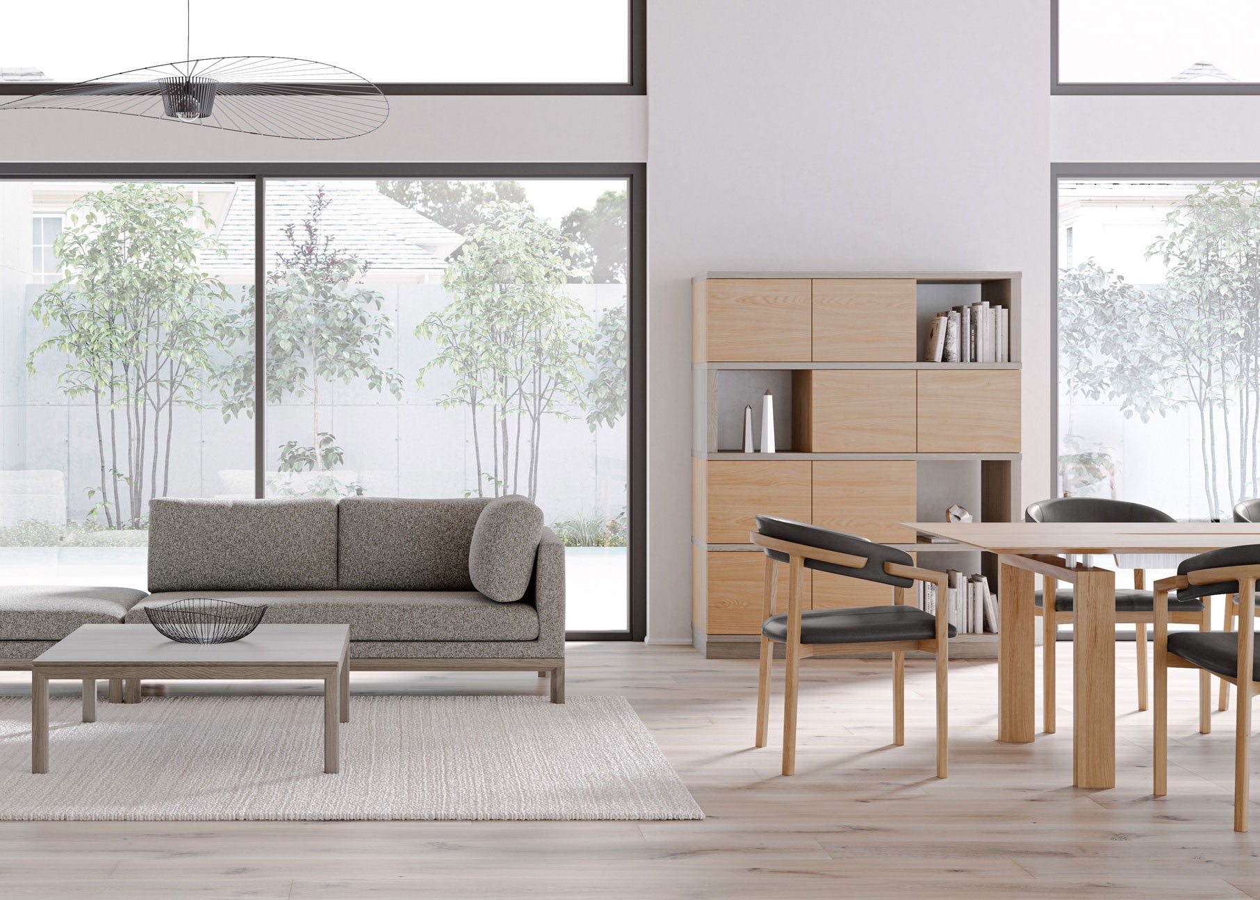 SH-112-129 樹種・塗装:北海道タモ GY + 北海道タモ NF