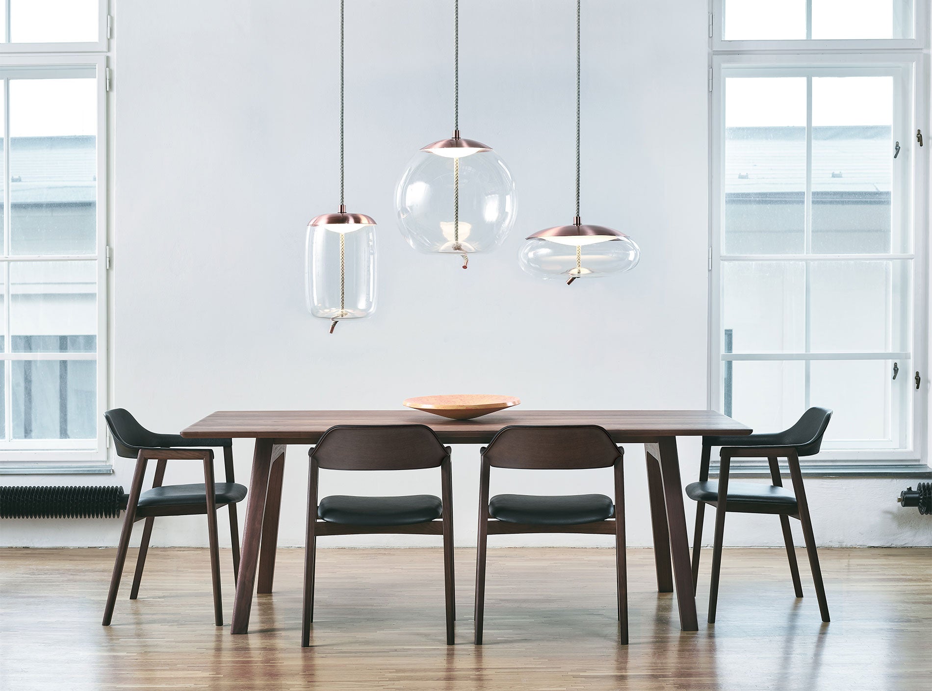 ソリッドテーブル 240×100 樹種・塗装:ウォルナット OFN