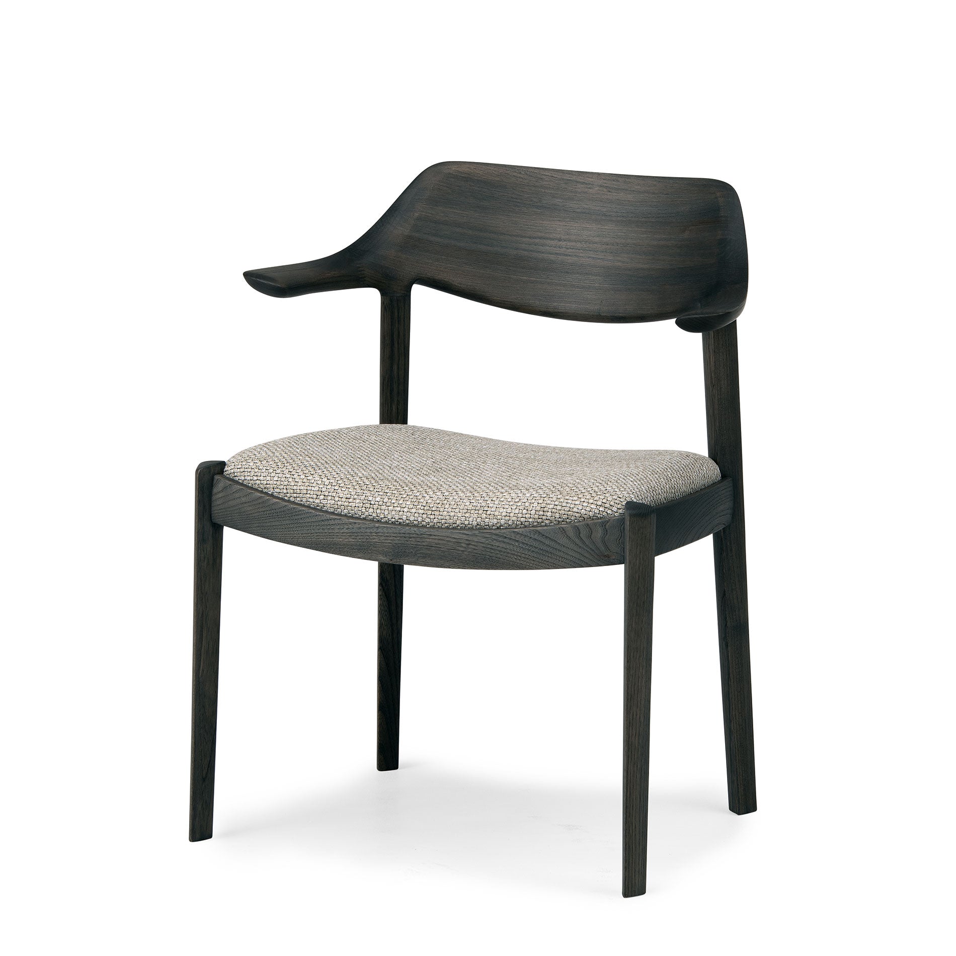 樹種・塗装:北海道ニレ 消炭 張地:ベントレー GY/F5