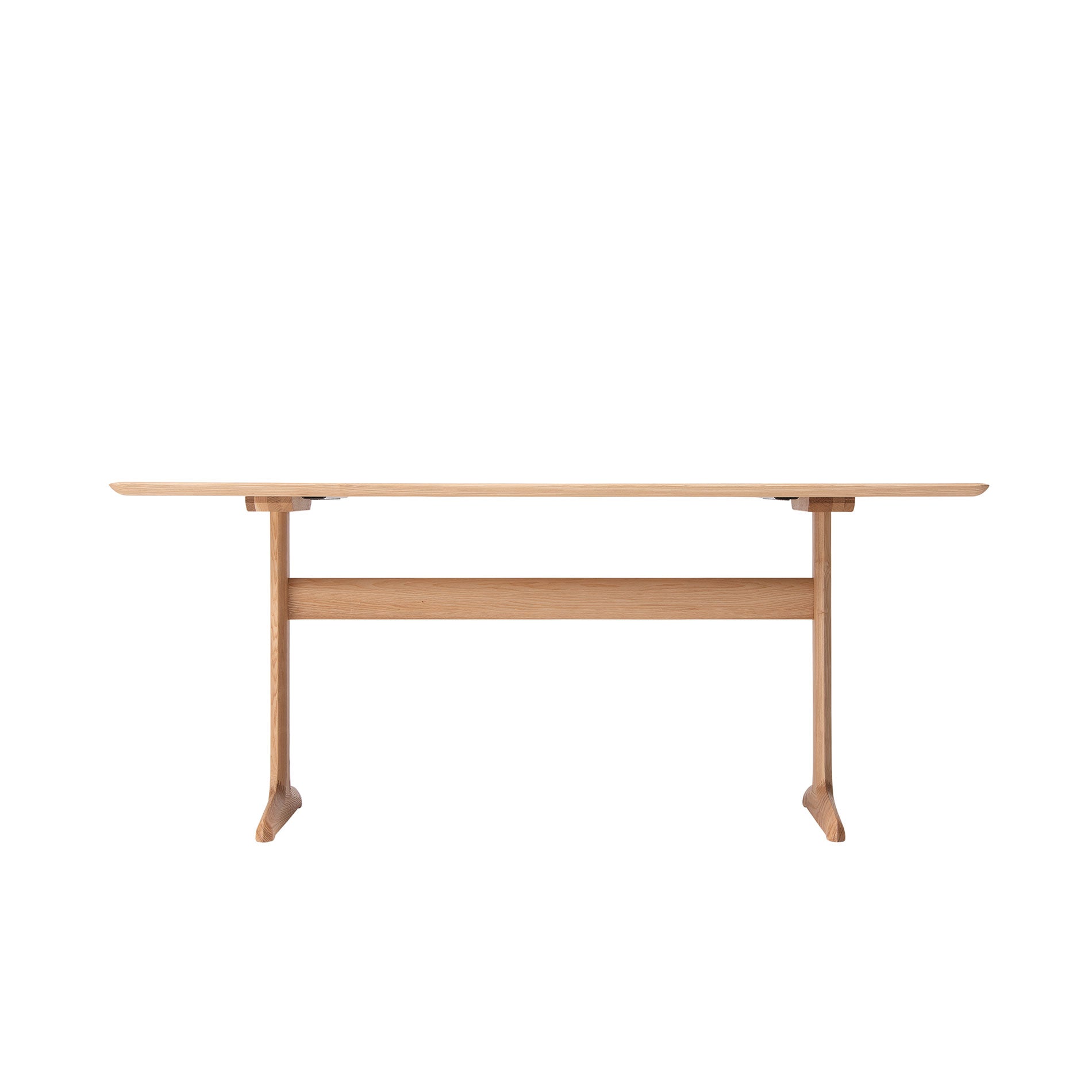 T脚ソリッドテーブル 165×85 樹種・塗装:北海道タモ NF