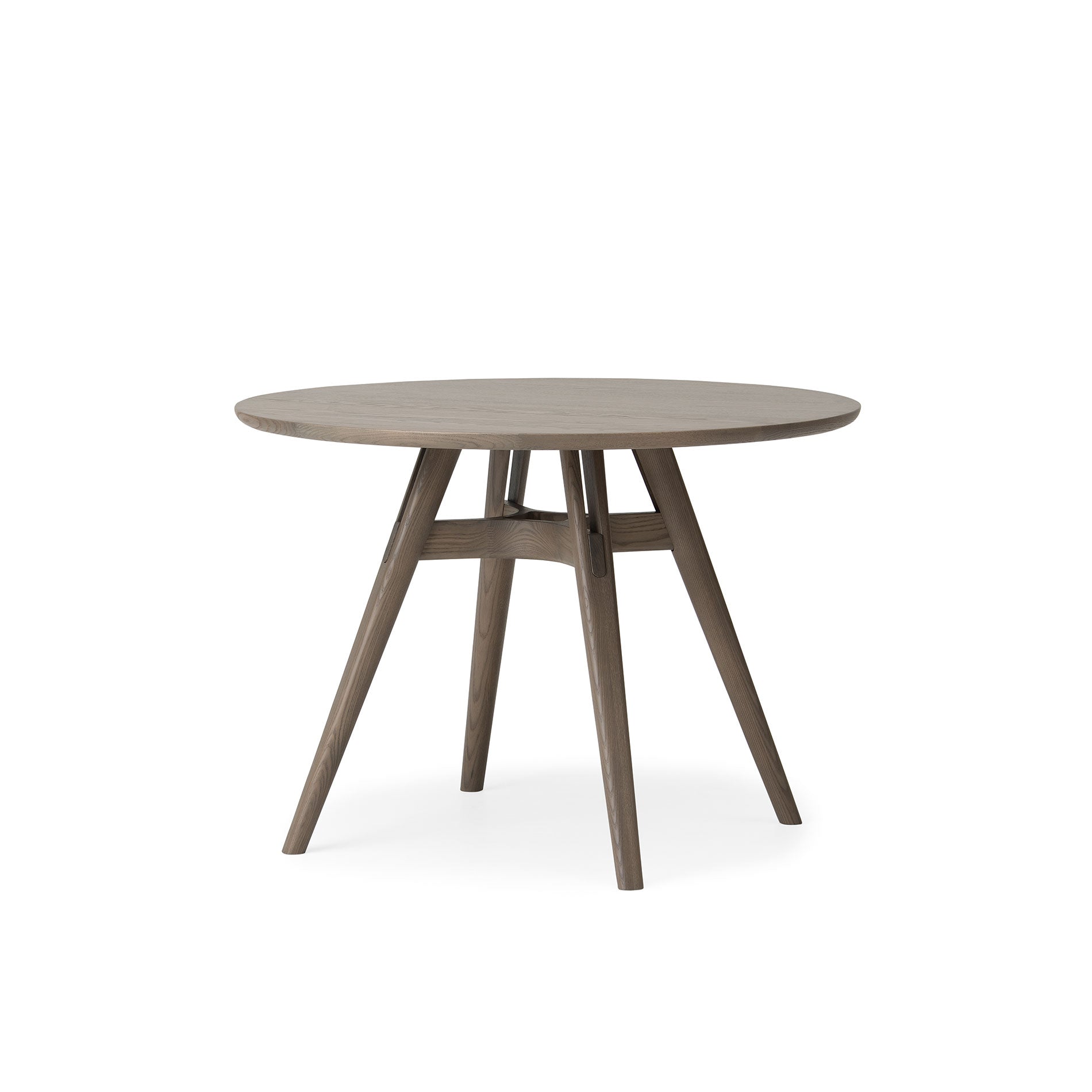 ラウンドテーブル φ100 樹種・塗装:北海道タモ GY