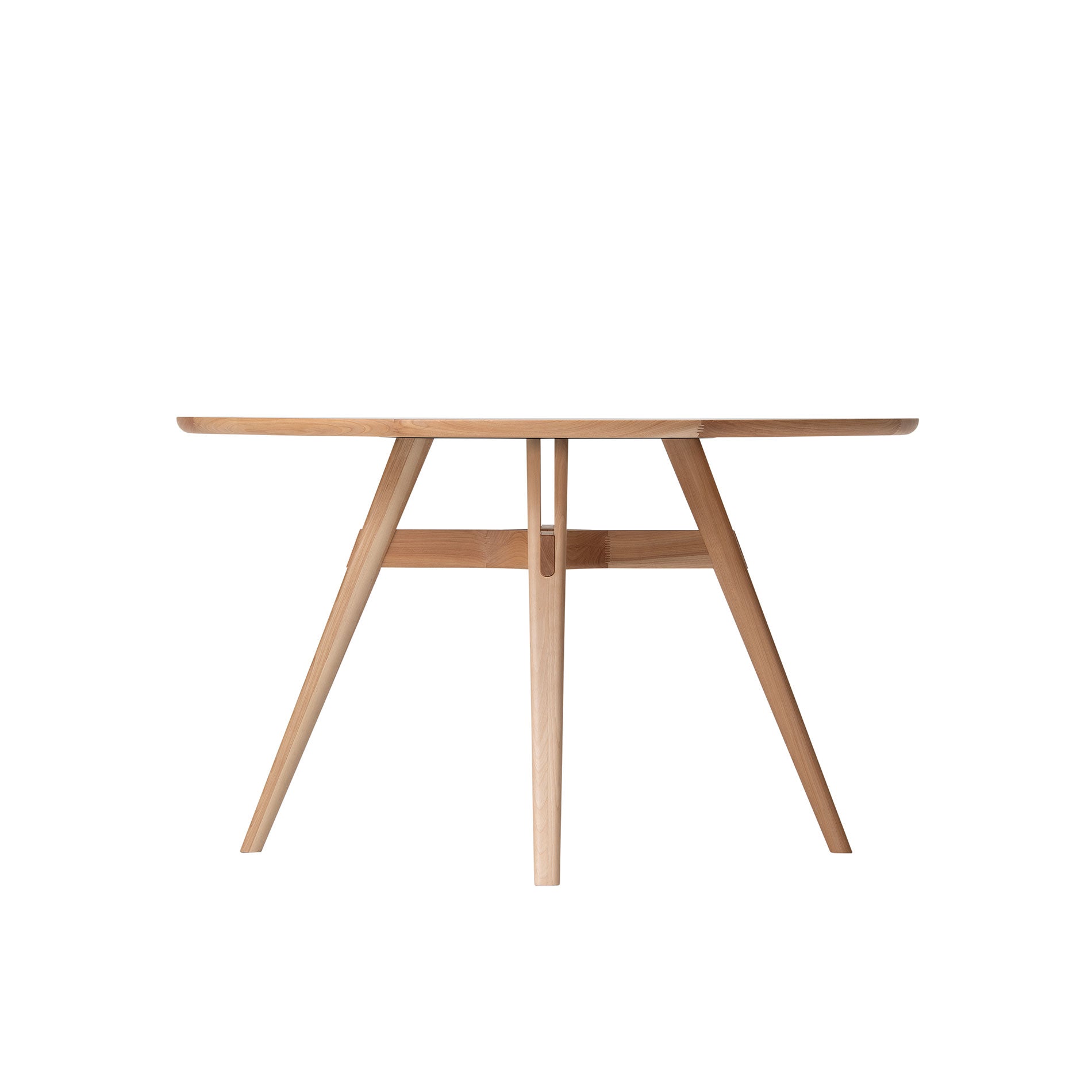 ラウンドテーブル φ120 樹種・塗装:北海道カバ NF