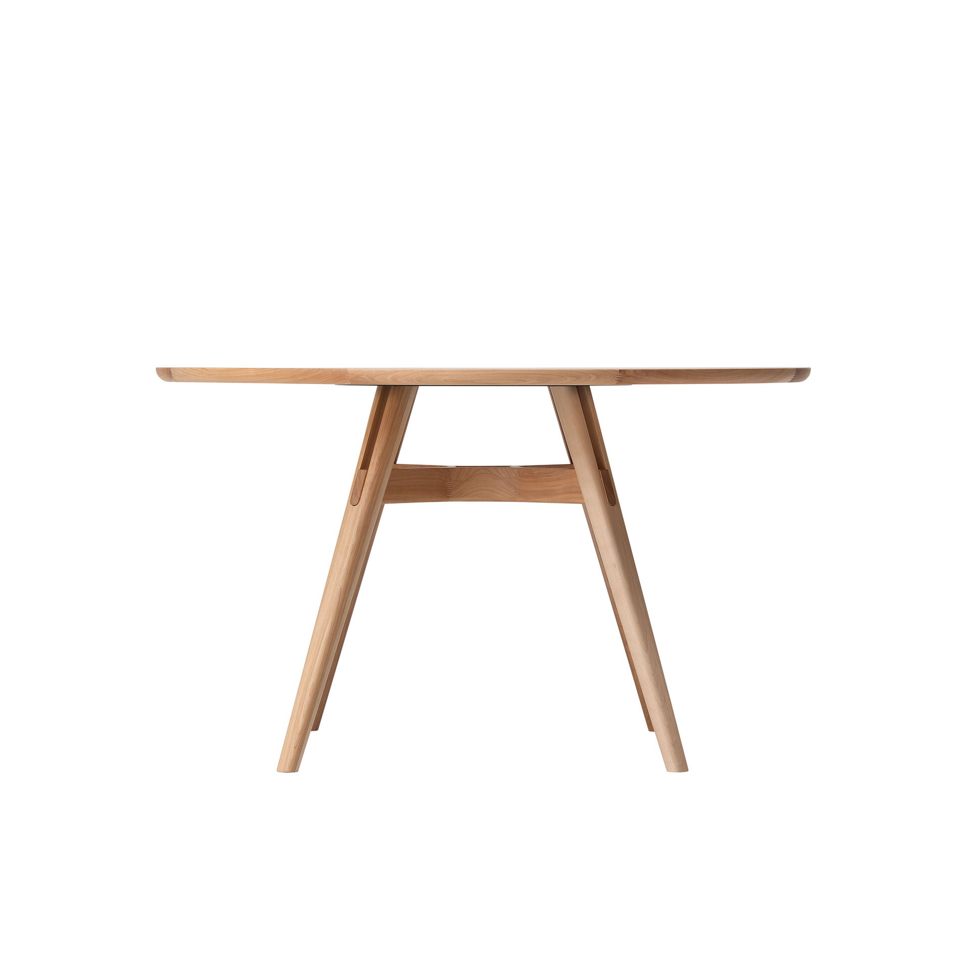 ラウンドテーブル φ120 樹種・塗装:北海道カバ NF