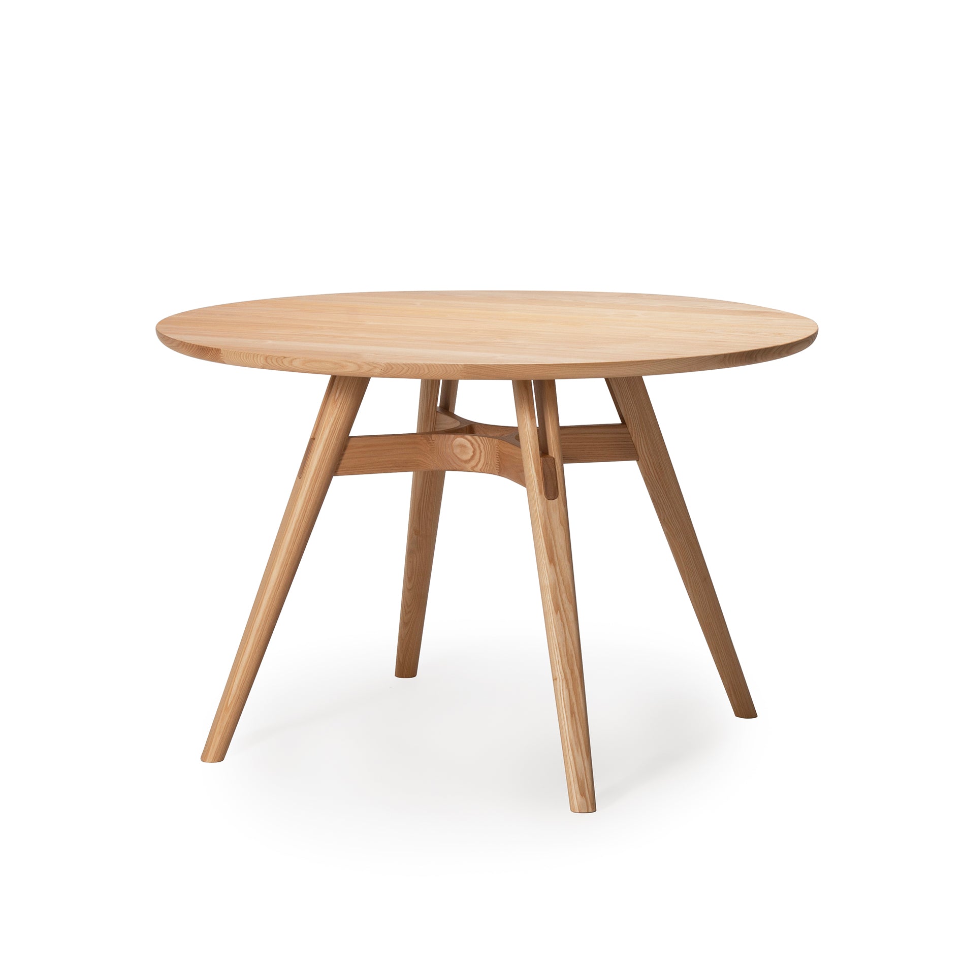 ラウンドテーブル φ110 樹種・塗装:北海道タモ NF