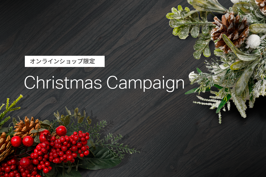 [11.1-12.25] オンラインショップ限定 クリスマスキャンペーン（送料無料）