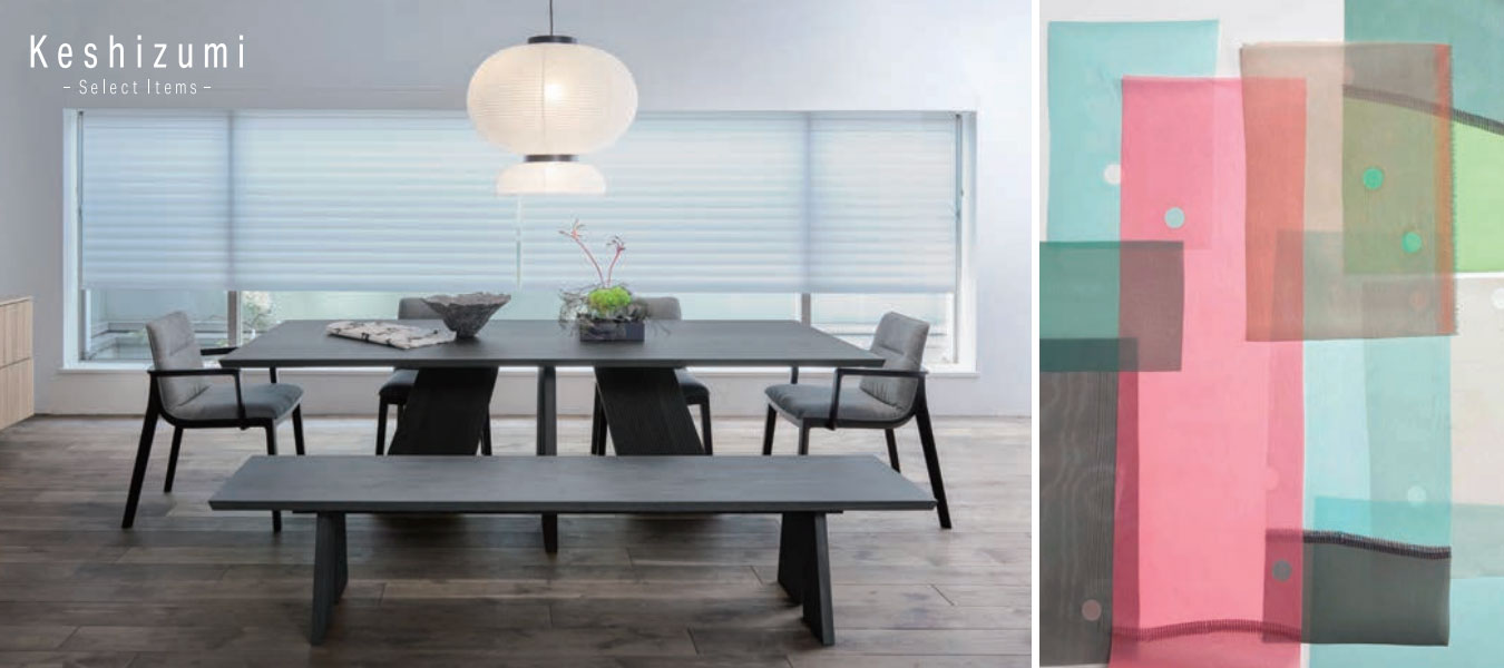 ハイムテキスタイルpresents 安東 陽子氏 特別展示「Autumn Garden」開催