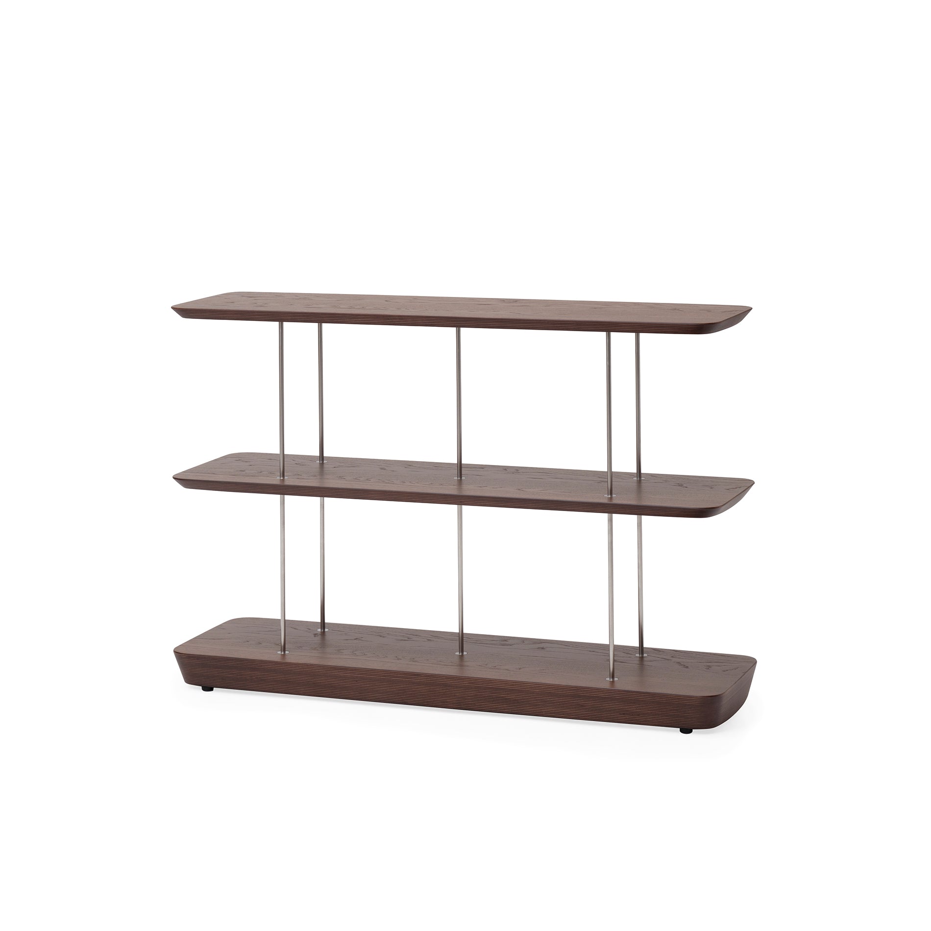 シェルフ120(L)　樹種・塗装：北海道ナラ MBR