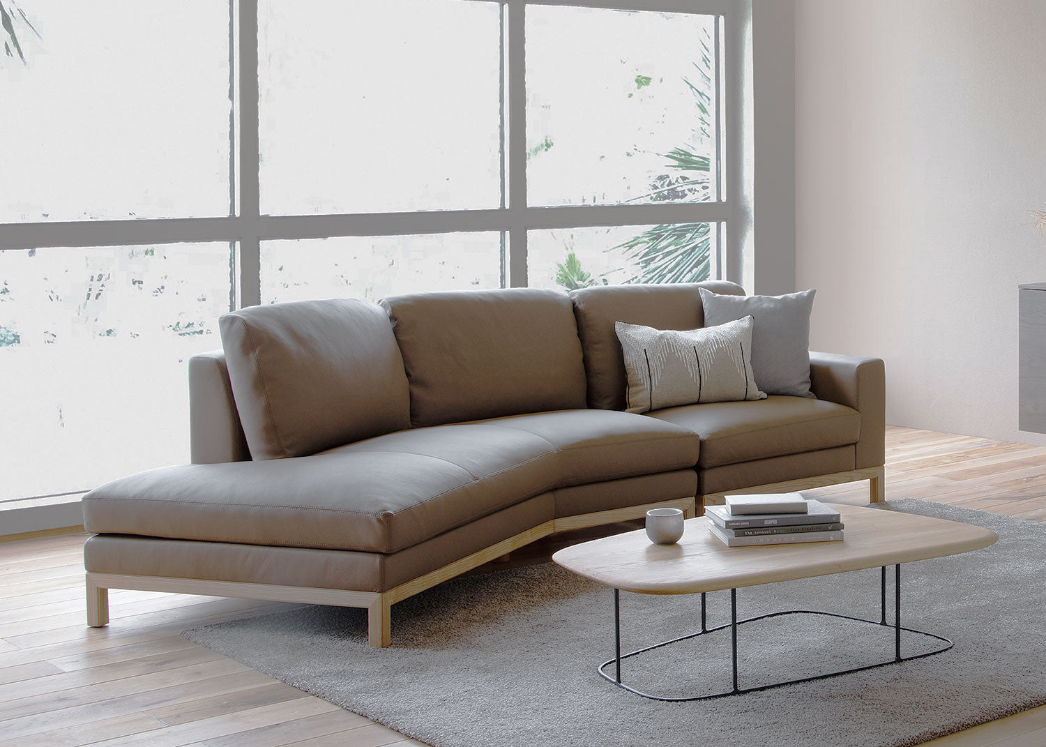 クォード リビング(15) アームレスアングルソファー