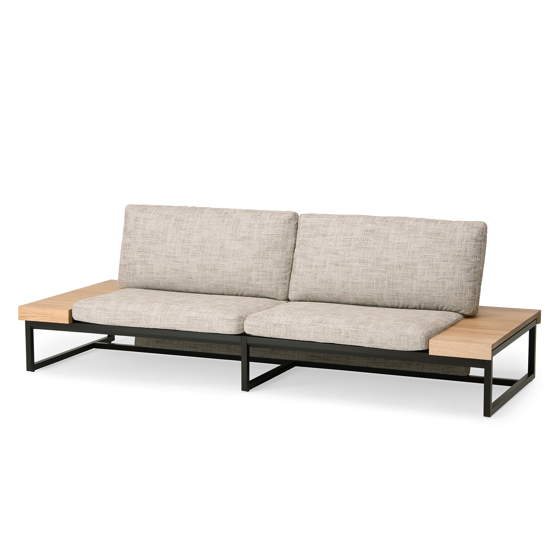 ソファー 240　樹種・塗装：北海道タモ NF　張地：カメリア WT/F2