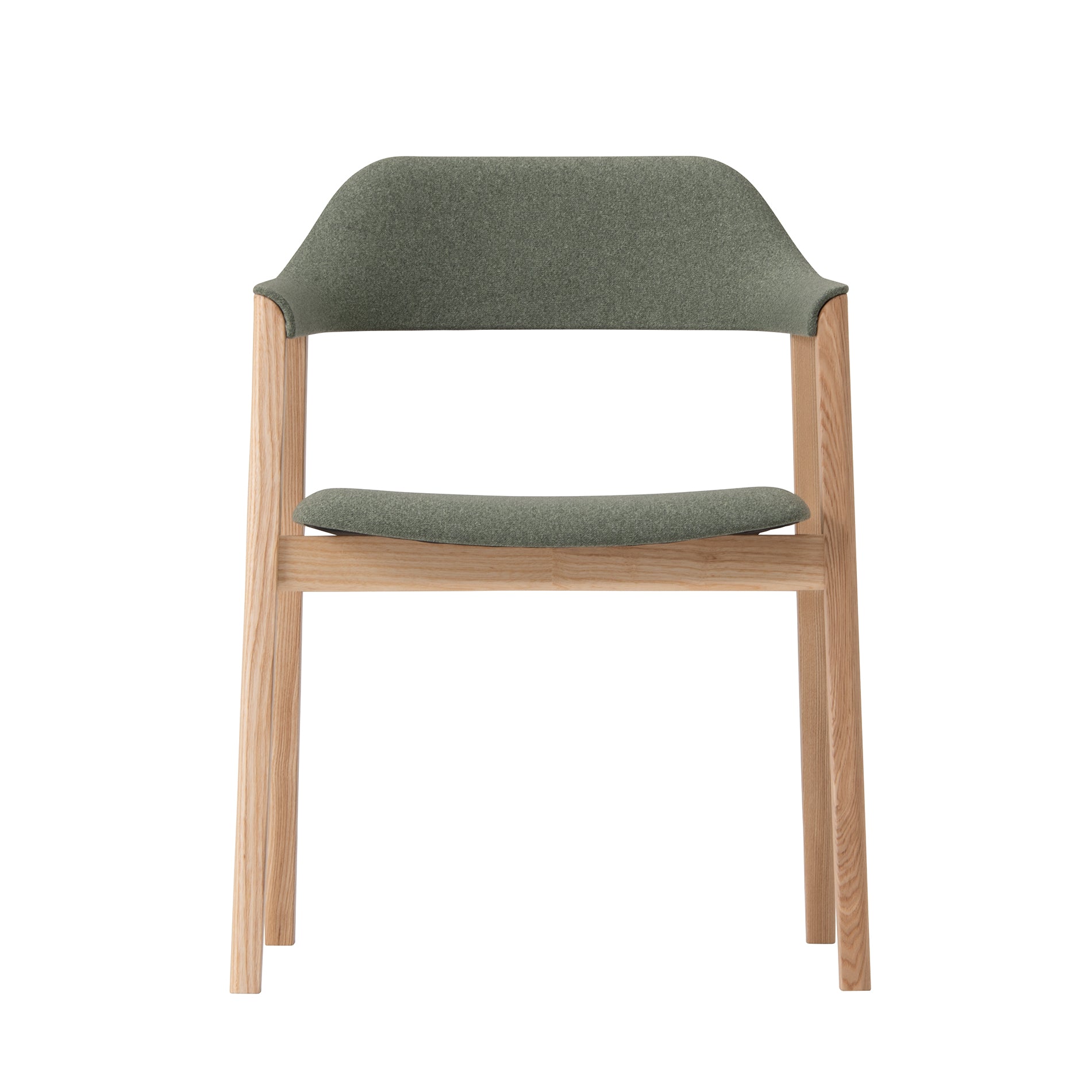 樹種・塗装：北海道タモ NF　張地：モス GN/F3