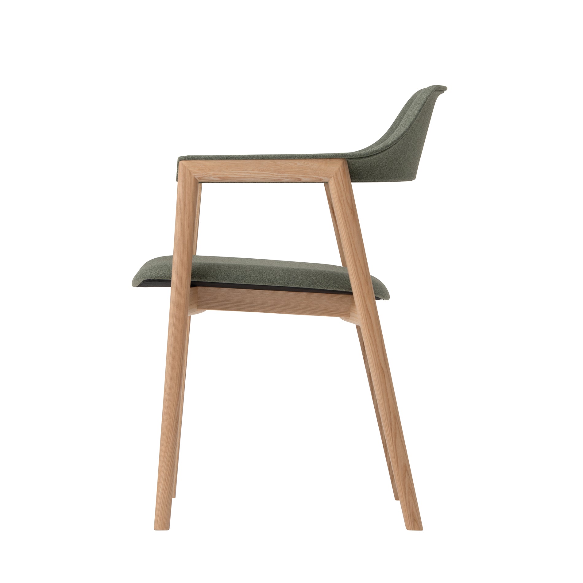 樹種・塗装：北海道タモ NF　張地：モス GN/F3