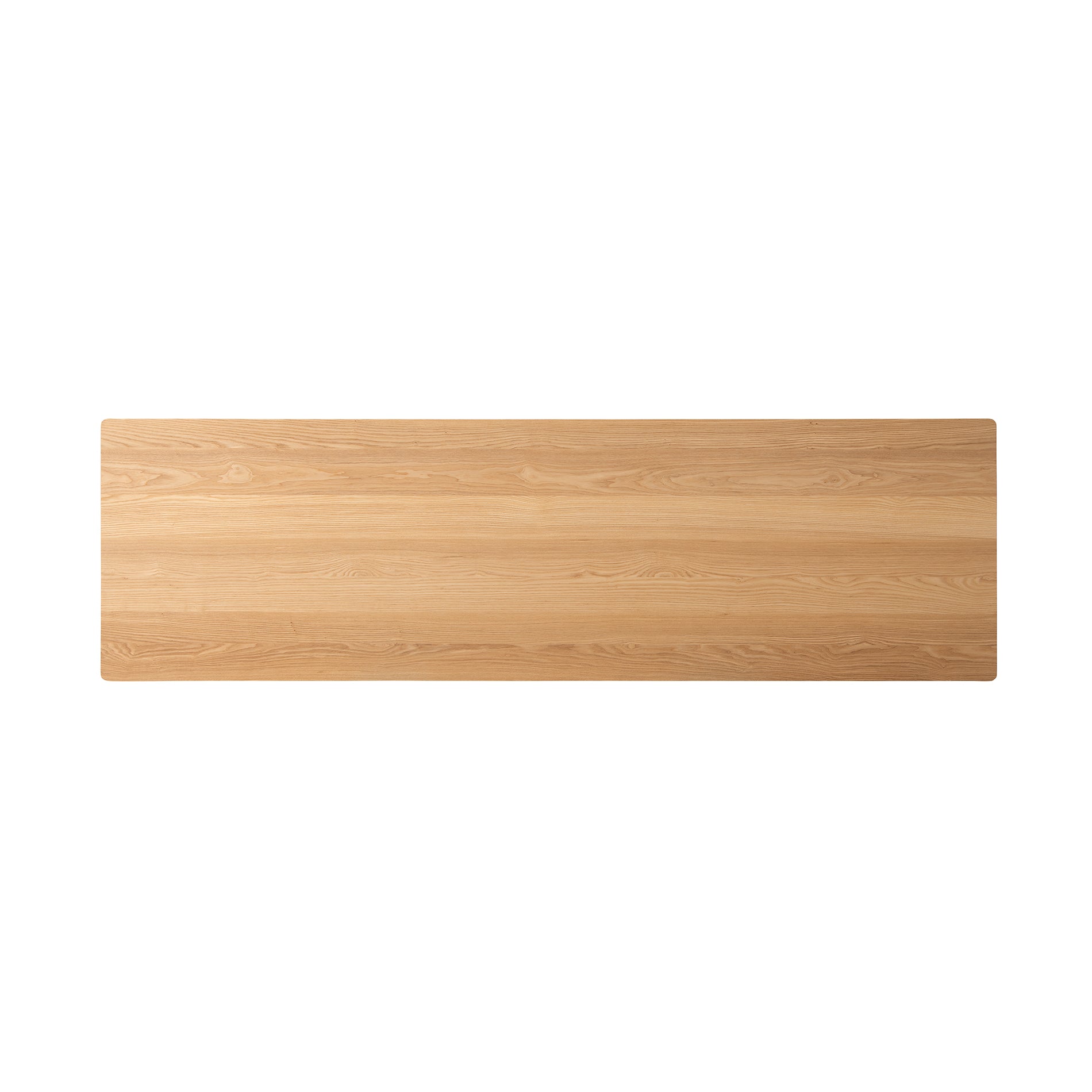 ソリッドハイテーブル 240×70 H　樹種・塗装：北海道タモ WNF　※電源オプション付き